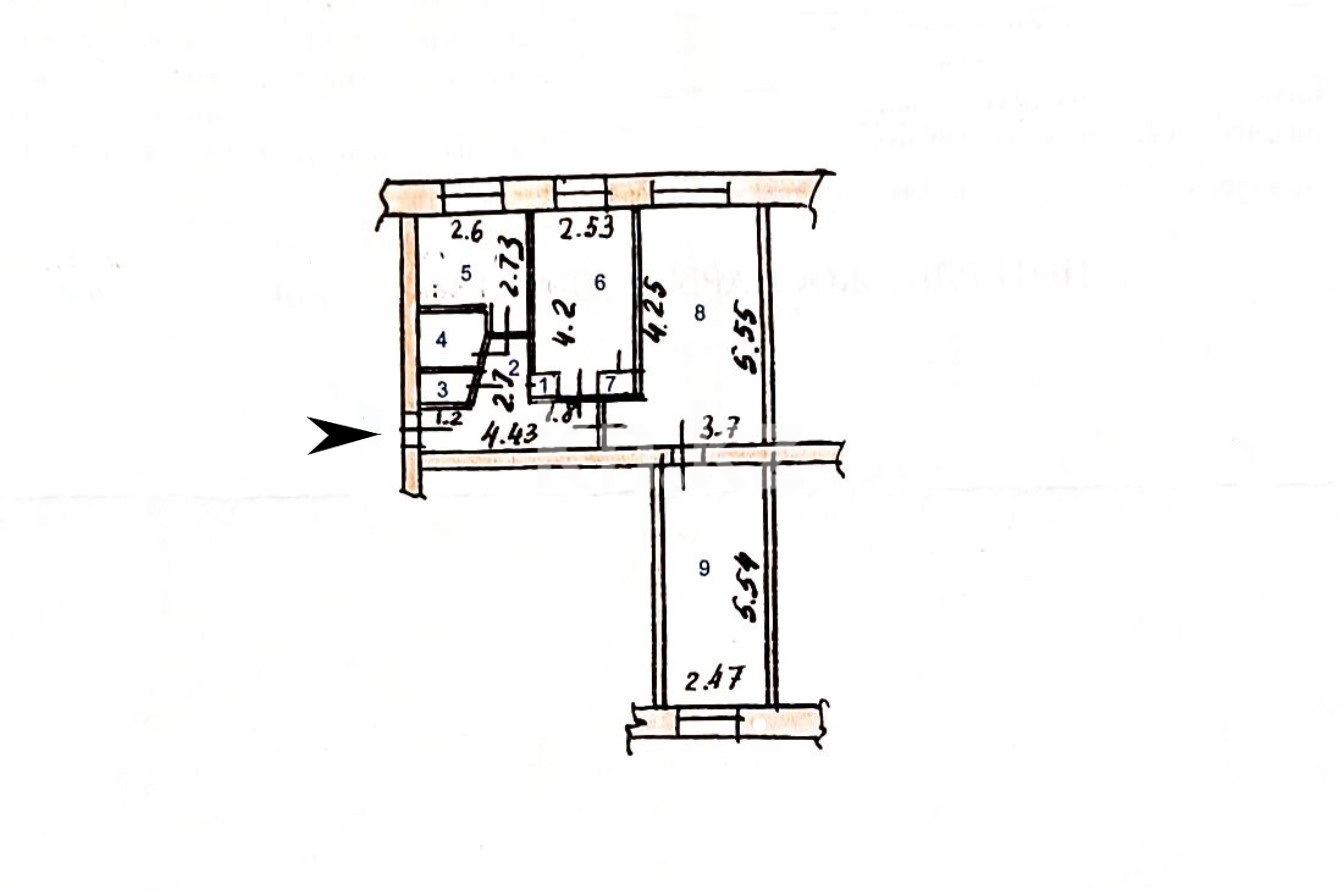 Продажа 3-комнатной квартиры, 63.5 м², пр. Ауэзова, дом  6 - Продажа квартир в Усть-Каменогорске фото 17 из 17