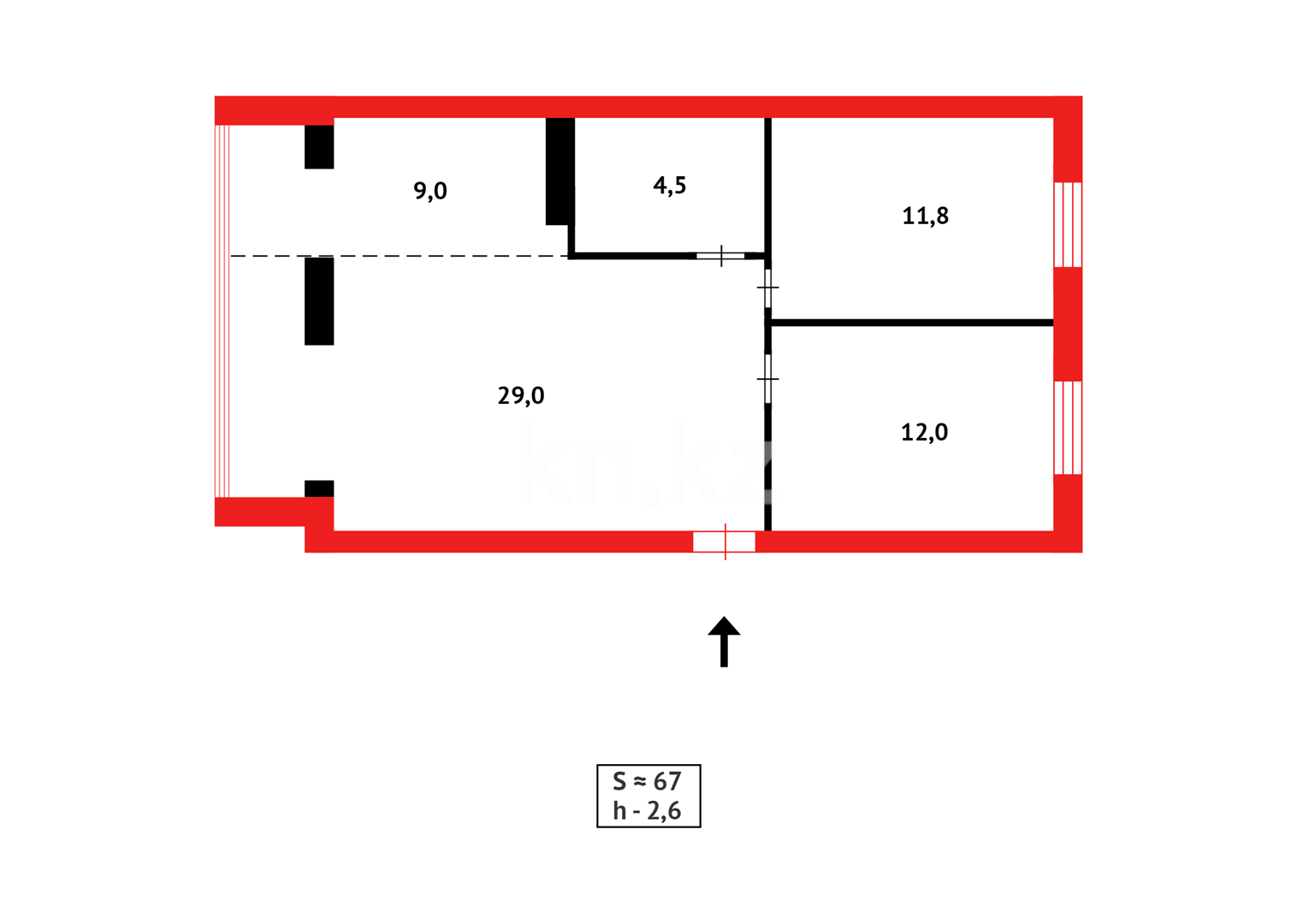 Продажа 3-комнатной квартиры, 67 м² - Продажа баз, складов и промышленной недвижимости в Сарани фото 17 из 17
