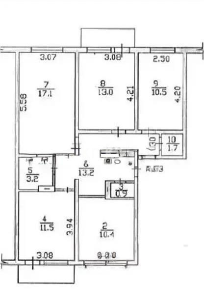 Продажа 4-комнатной квартиры, 85 м², мкр-н Аксай-3б, дом  18 - Продажа  четырехкомнатных квартир в Алматы с фото фото 1 из 1