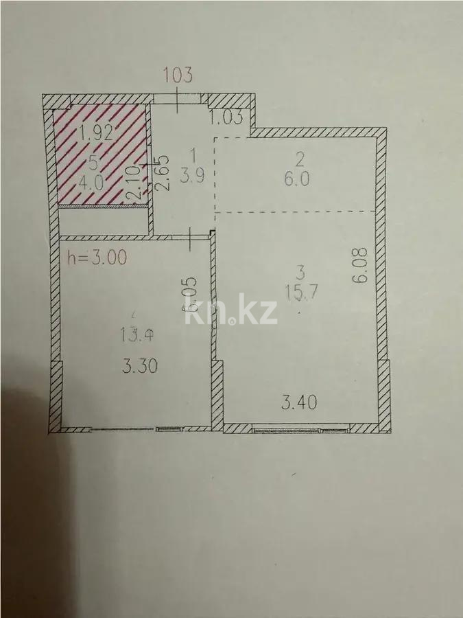 Продажа 2-комнатной квартиры, 42 м², ул. Е-36, дом  11 в Астане - фото 5