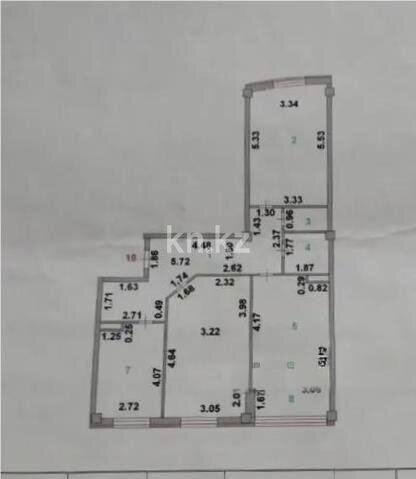 Продажа 3-комнатной квартиры, 84.9 м² в Астане - фото 5