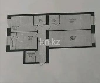 Продажа 3-комнатной квартиры, 99.45 м², ул. Е-15, дом  13 в Астане