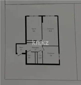 Продажа 3-комнатной квартиры, 70.66 м² - Продажа трехкомнатных квартир в Алматы - страница 3 фото 1 из 1