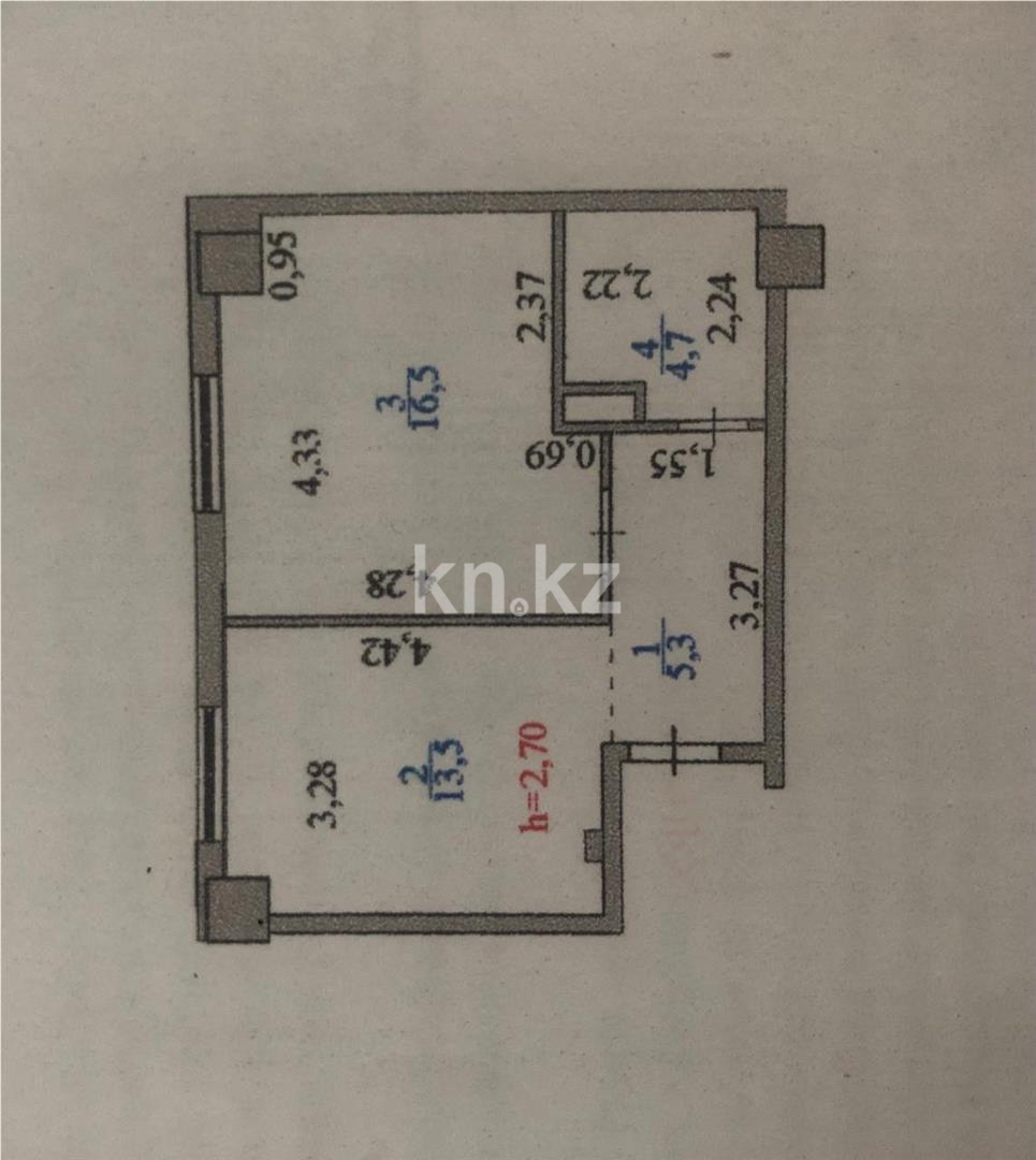 Продажа 1-комнатной квартиры, 40 м², пр. Момышулы в Астане - фото 7