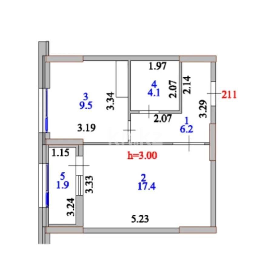 Продажа 1-комнатной квартиры, 39.1 м², ул. Е-36, дом  4 - Продажа квартир в Казахстане фото 1 из 1