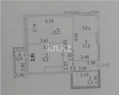Продажа 2-комнатной квартиры, 42.8 м², ул. Тулебаева, дом  5 в Астане - фото 4