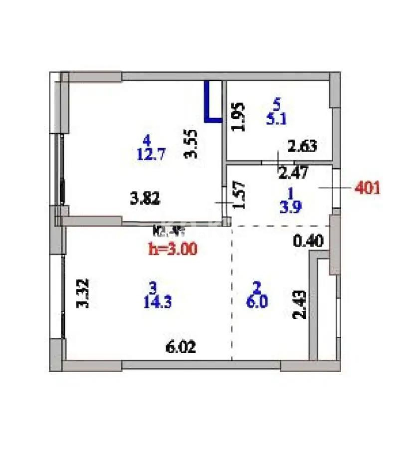 Продажа 2-комнатной квартиры, 42 м² в Астане - фото 5
