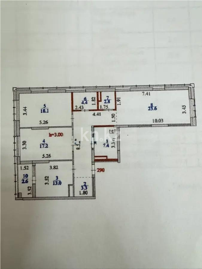 Продажа 3-комнатной квартиры, 111 м² - Продажа квартир в Астане в р-не Есиль фото 9 из 9