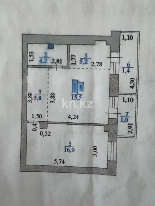 Продажа 2-комнатной квартиры, 50.3 м² - Продажа квартир от собственников в Астане - страница 35 фото 1 из 1