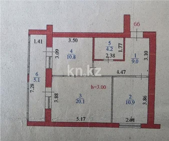 Продажа 2-комнатной квартиры, 60.1 м² в Астане - фото 7