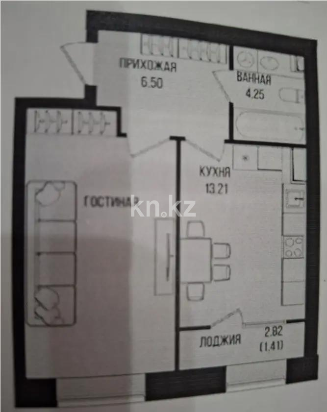 Продажа 2-комнатной квартиры, 43.5 м² - Продажа  двухкомнатных квартир в новостройках Астаны с фото - страница 10 фото 5 из 5