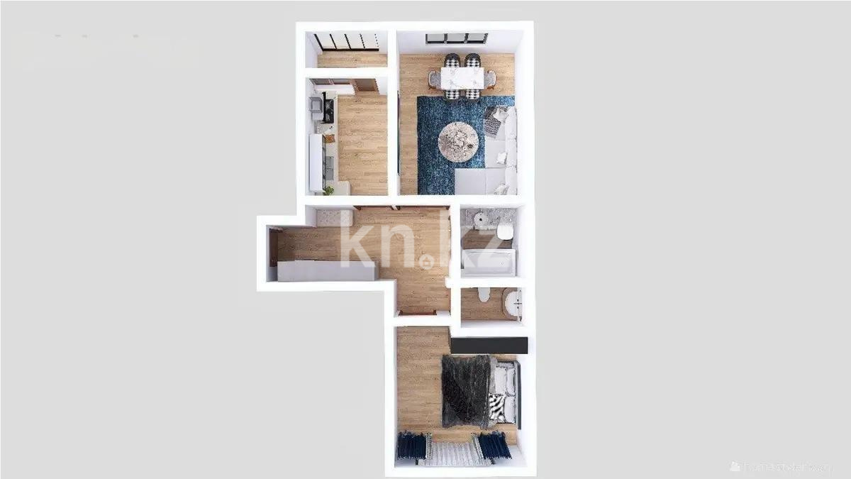 Продажа 2-комнатной квартиры, 72 м², ул. Северное Кольцо, дом  92/11 стр - Продажа  двухкомнатных квартир в новостройках Алматы без посредников с фото фото 1 из 1