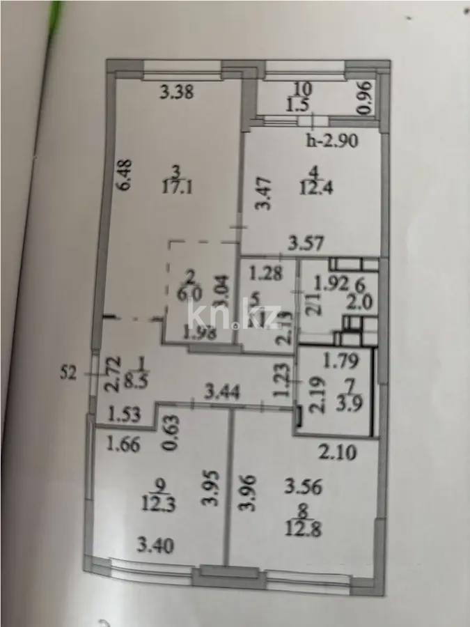 Продажа 4-комнатной квартиры, 80 м², пр. Туран, дом  43/5 - Продажа  четырехкомнатных квартир в Астане без посредников фото 1 из 1