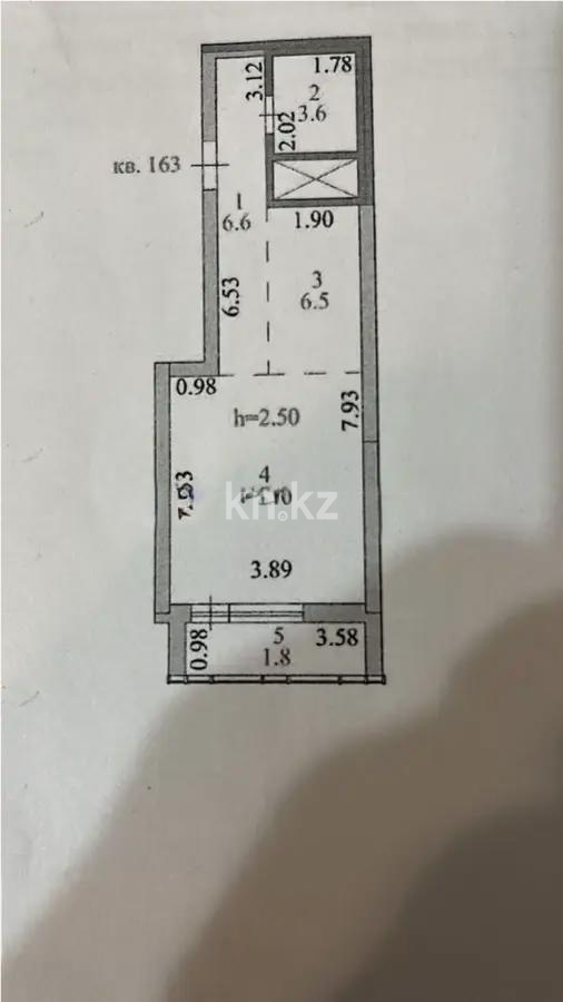 Продажа 1-комнатной квартиры, 35 м² в Астане