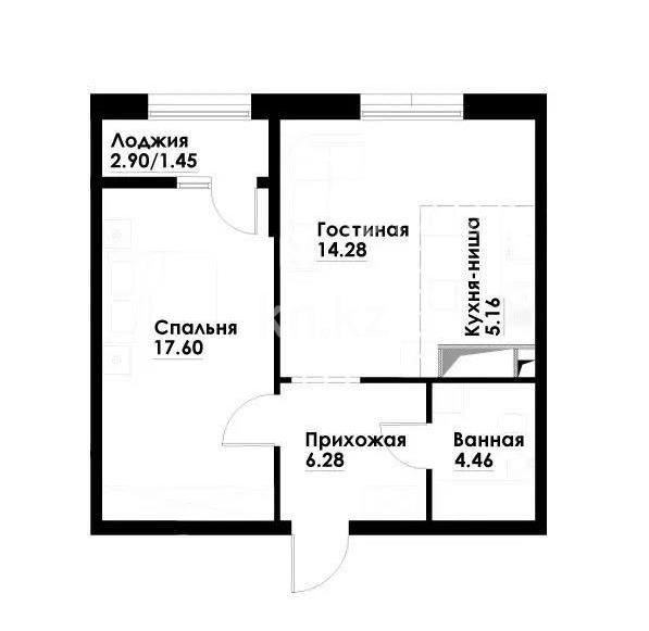 Продажа 2-комнатной квартиры, 50 м² - Продажа квартир в Алатауском р-не Алматы - страница 78 фото 1 из 1