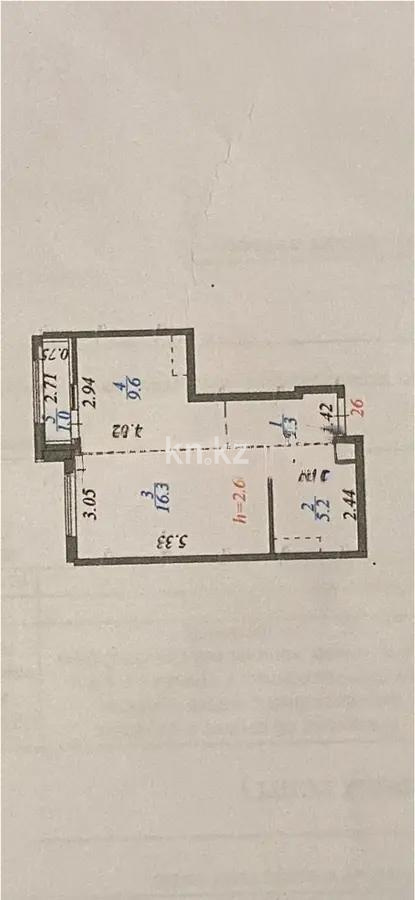 Продажа 1-комнатной квартиры, 37 м², ул. Казыбек би, дом  11 в Астане - фото 3