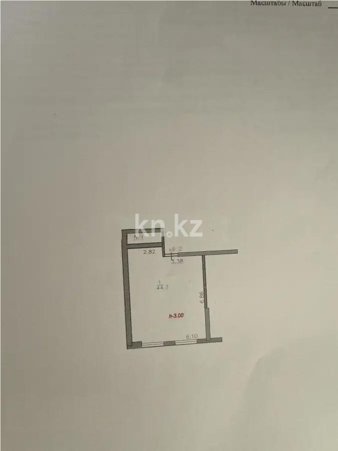 Продажа 1-комнатной квартиры, 44.7 м², пр. Райымбека, дом  349/1 в Алматы