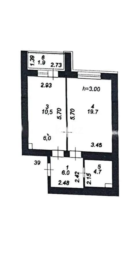 Продажа 2-комнатной квартиры, 49 м², ул. А-52, дом  8/1 в Астане - фото 2