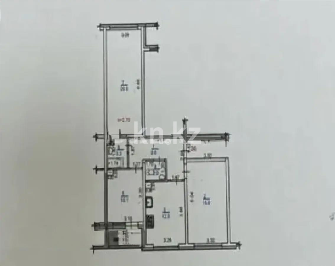 Продажа 3-комнатной квартиры, 76 м², мкр-н Шугыла, дом  341/1 - Продажа  трехкомнатных квартир в новостройках Алматы без посредников фото 1 из 1