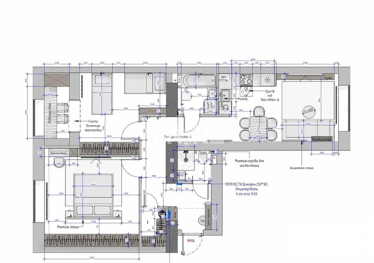 Продажа 3-комнатной квартиры, 72 м², ул. Сызганова, дом  1/2 в Астане