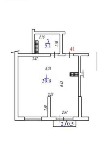 Продажа 1-комнатной квартиры, 46 м², мкр. Нуркент, дом  6/2 стр - Продажа  однокомнатных квартир в Алматы фото 2 из 2