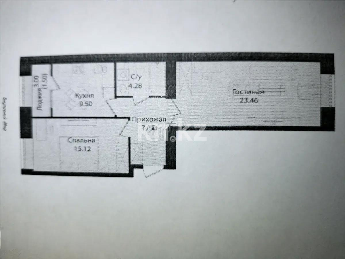 Продажа 2-комнатной квартиры, 61 м², ул. Айтматова, дом  77/7 - Продажа квартир в Казахстане фото 1 из 1