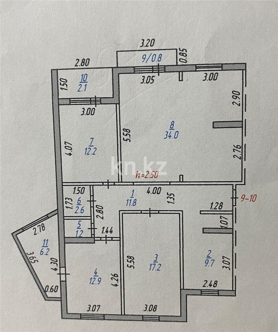 Продажа 4-комнатной квартиры, 110 м², мкр-н 8 в Темиртау - фото 16