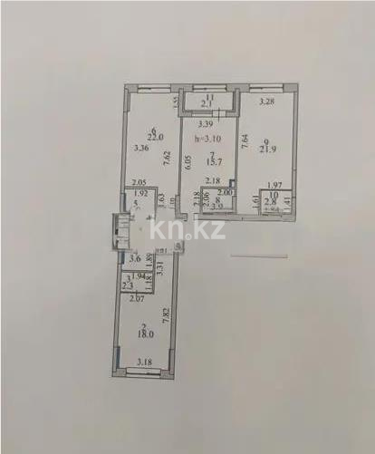 Продажа 3-комнатной квартиры, 111.6 м² в Астане - фото 3
