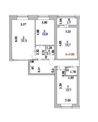 Продажа 3-комнатной квартиры, 86.6 м² - Продажа зданий в Усть-Каменогорске фото 1 из 1