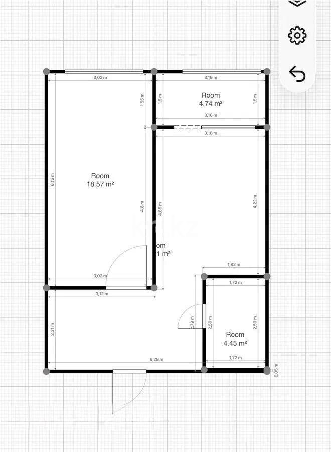 Продажа 1-комнатной квартиры, 45 м² в Астане - фото 4