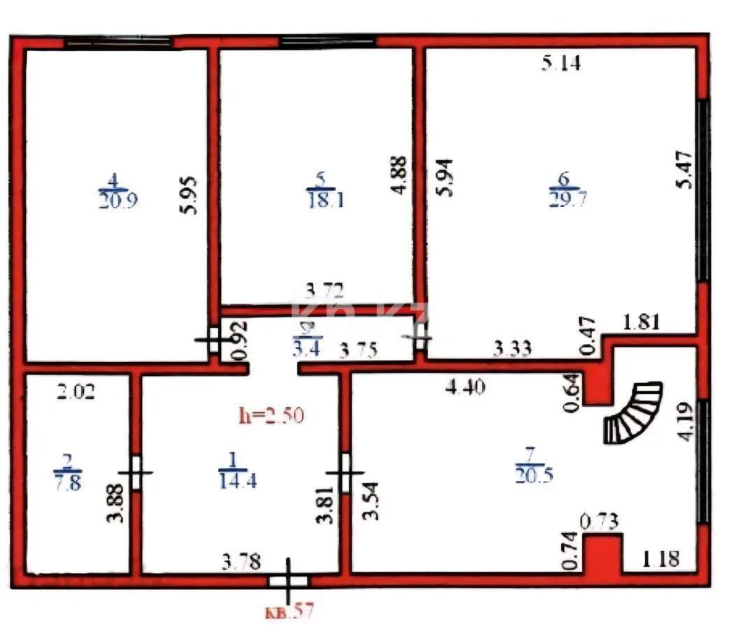 Продажа 3-комнатной квартиры, 115 м² в Астане - фото 6