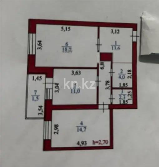 Продажа 2-комнатной квартиры, 66 м² - Продажа квартир в Казахстане - страница 23 фото 1 из 1