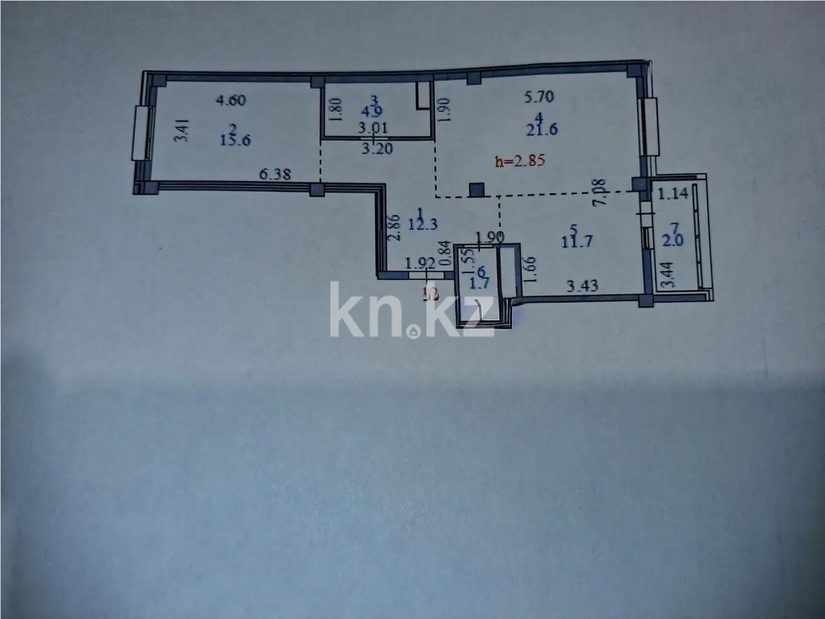 Продажа 2-комнатной квартиры, 70 м², ул. Е-779, дом  32 - Продажа  двухкомнатных квартир в новостройках Астаны фото 1 из 1