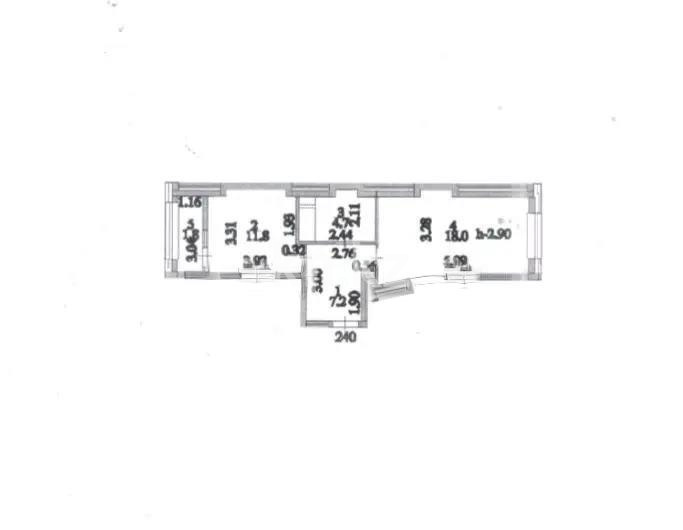 Продажа 1-комнатной квартиры, 43.5 м², ул. Калдаякова, дом  58 - Продажа квартир в Астане фото 1 из 1