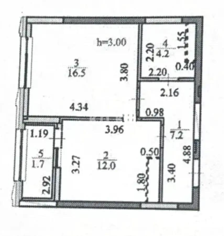 Продажа 2-комнатной квартиры, 42 м², пр. Тауелсыздык, дом  56 - Продажа квартир в Казахстане фото 1 из 1