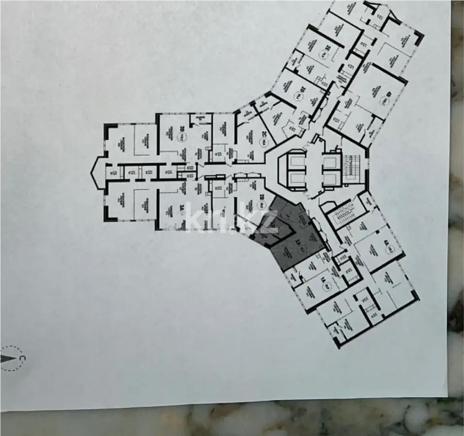 Продажа 2-комнатной квартиры, 63.3 м², пр. Аль-Фараби, дом  11/2 в Алматы