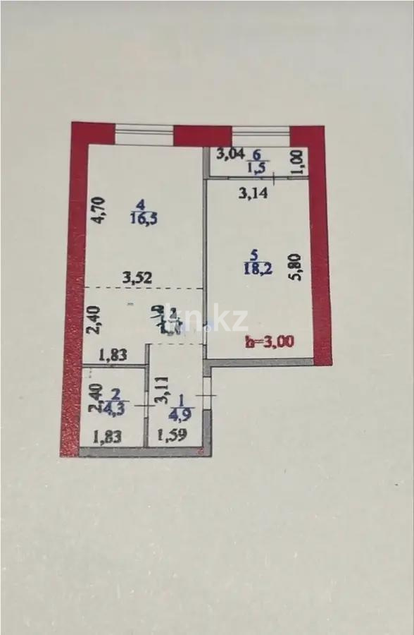 Продажа 2-комнатной квартиры, 52.8 м² - Продажа квартир в новостройках Астаны - страница 45 фото 6 из 6