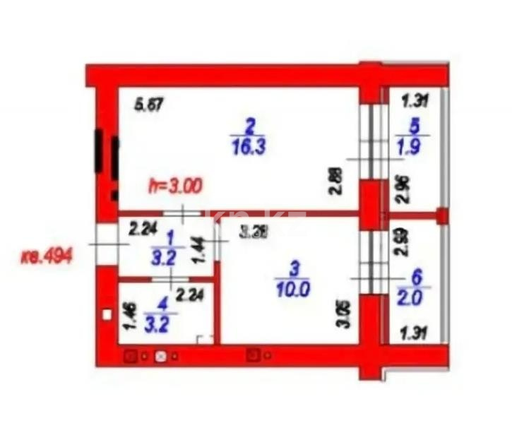 Продажа 1-комнатной квартиры, 37 м² в Астане