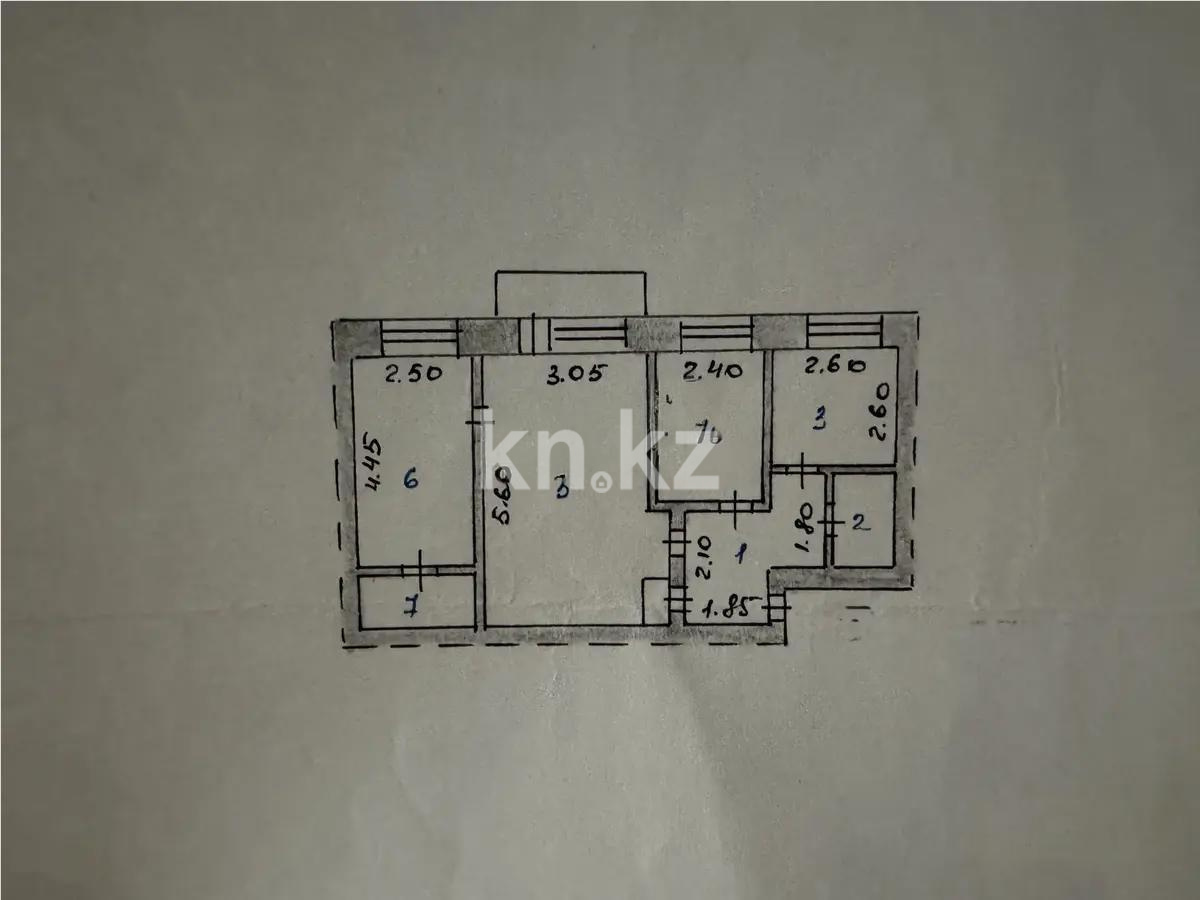 Продажа 3-комнатной квартиры, 55 м² - Продажа квартир в р-не Сарыарка Астаны - страница 4 фото 7 из 7
