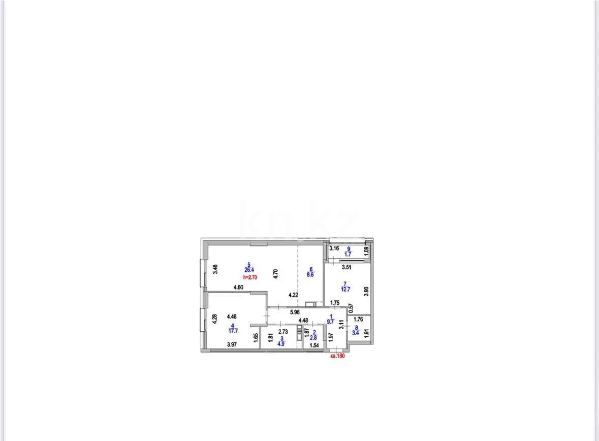 Продажа 3-комнатной квартиры, 88 м², пр. Туран, дом  57г - Продажа квартир в Казахстане фото 7 из 7