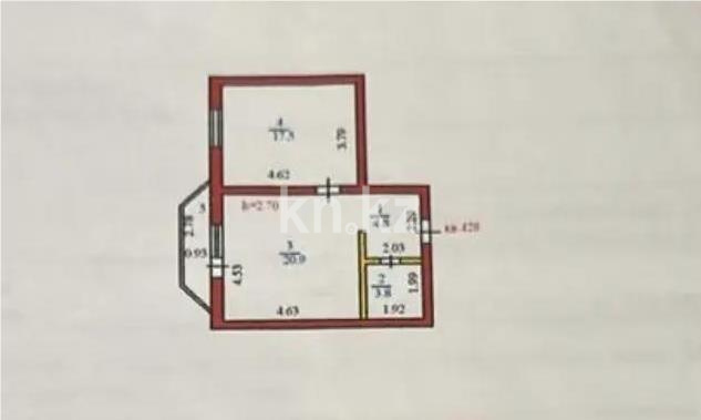 Продажа 2-комнатной квартиры, 50 м² в Астане - фото 5