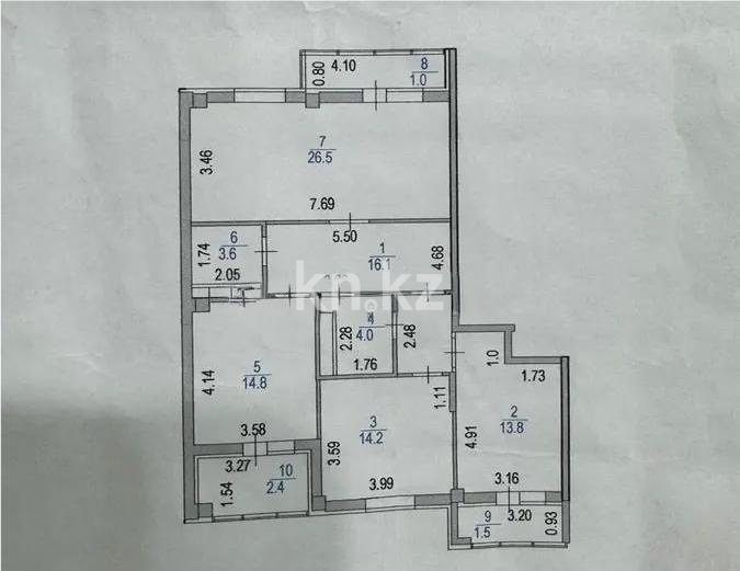 Продажа 3-комнатной квартиры, 99 м² в Астане - фото 6