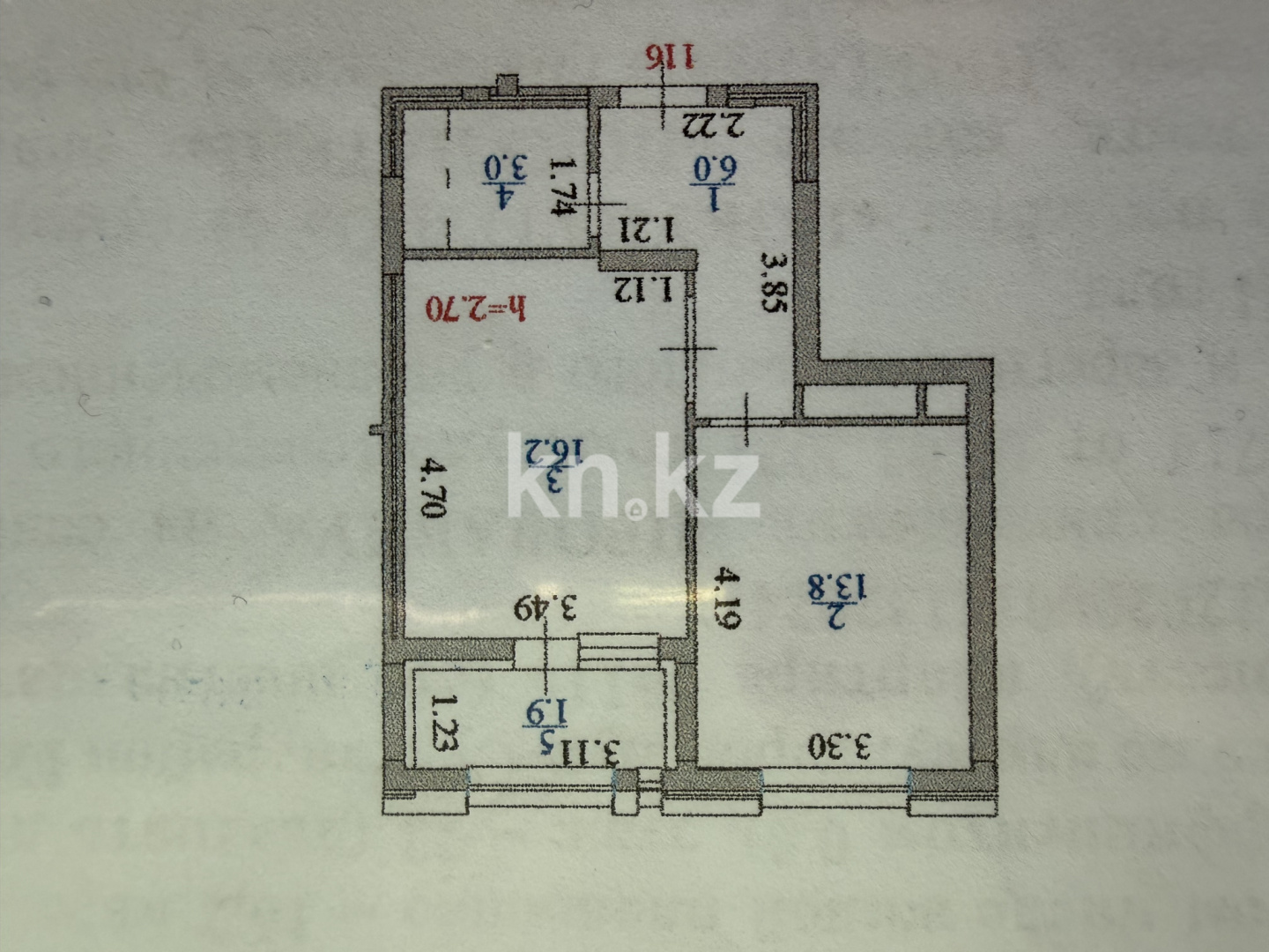 Продажа 1-комнатной квартиры, 42 м² - Продажа однокомнатных квартир от собственников в Астане - страница 2 фото 6 из 6