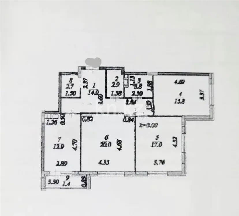 Продажа 3-комнатной квартиры, 93 м² - Продажа квартир в Астане - страница 12 фото 8 из 8