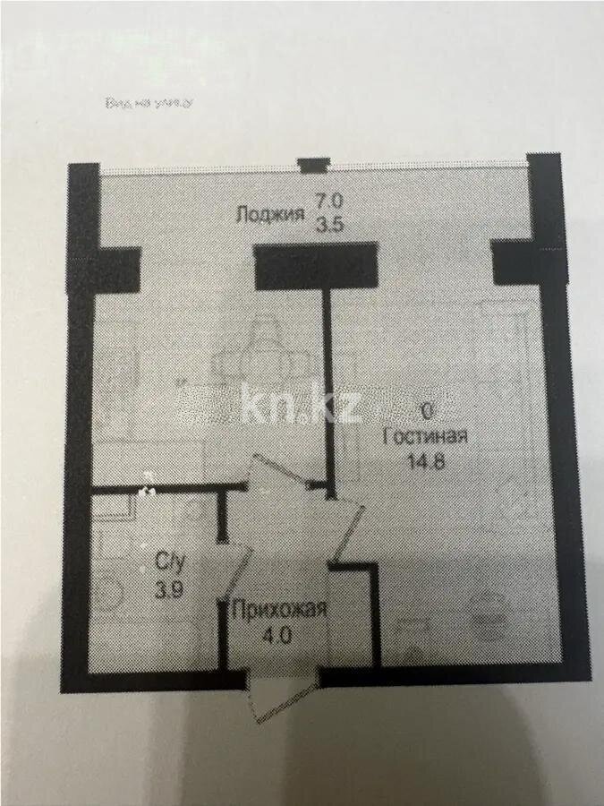 Продажа 1-комнатной квартиры, 35.1 м² в Астане