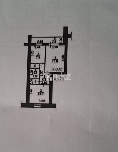 Продажа 2-комнатной квартиры, 51 м² - Продажа двухкомнатных квартир в Усть-Каменогорске фото 25 из 25