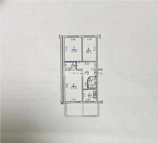 Продажа 3-комнатной квартиры, 62 м² - Продажа квартир в Алматы - страница 6 фото 8 из 8