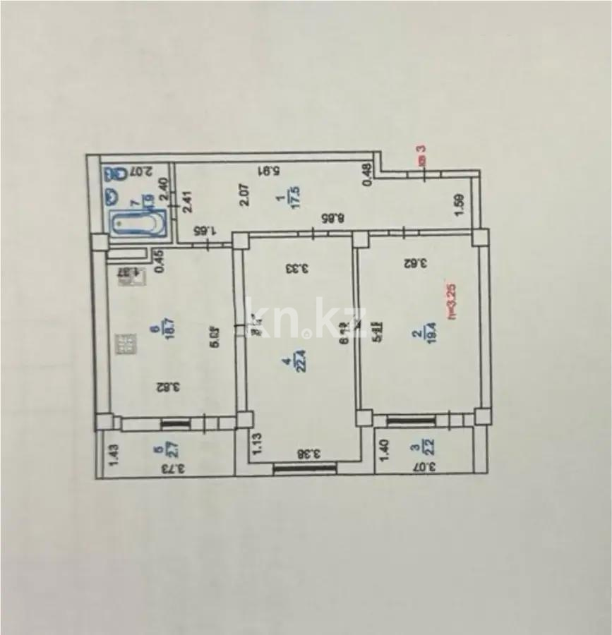 Продажа 2-комнатной квартиры, 89 м², мкр-н Курамыс, дом  78 - Продажа квартир в новостройках Алматы фото 6 из 6