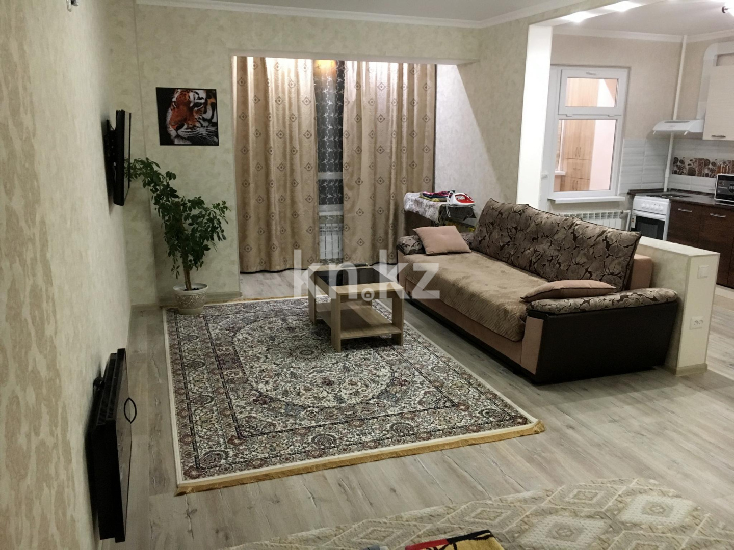 Аренда 1-комнатной квартиры посуточно, 37 м² - Аренда однокомнатных квартир посуточно в Актау фото 1 из 9