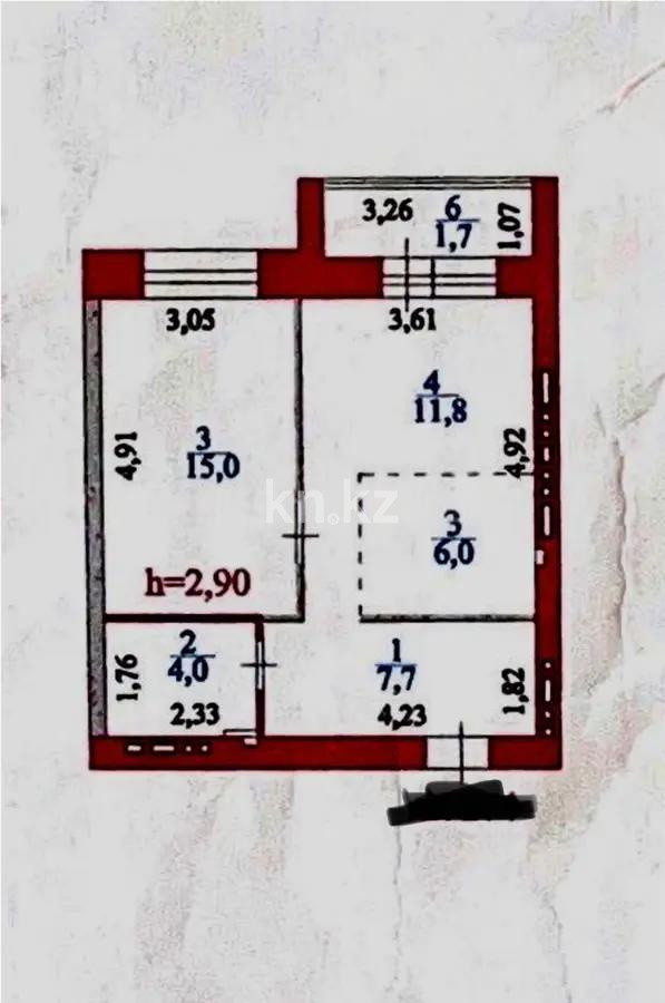 Продажа 2-комнатной квартиры, 46 м² - Продажа двухкомнатных квартир в Астане - страница 9 фото 4 из 4